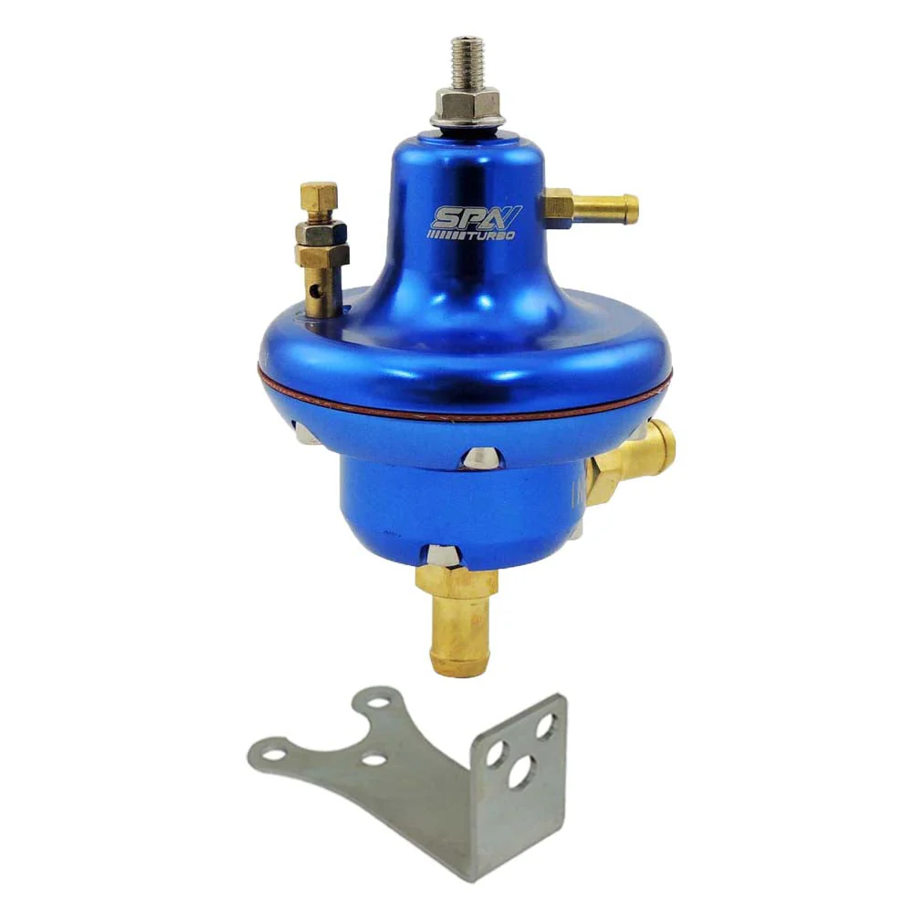 SPA TURBO 10-100 PSI Billet adjustable FMU - Blue
