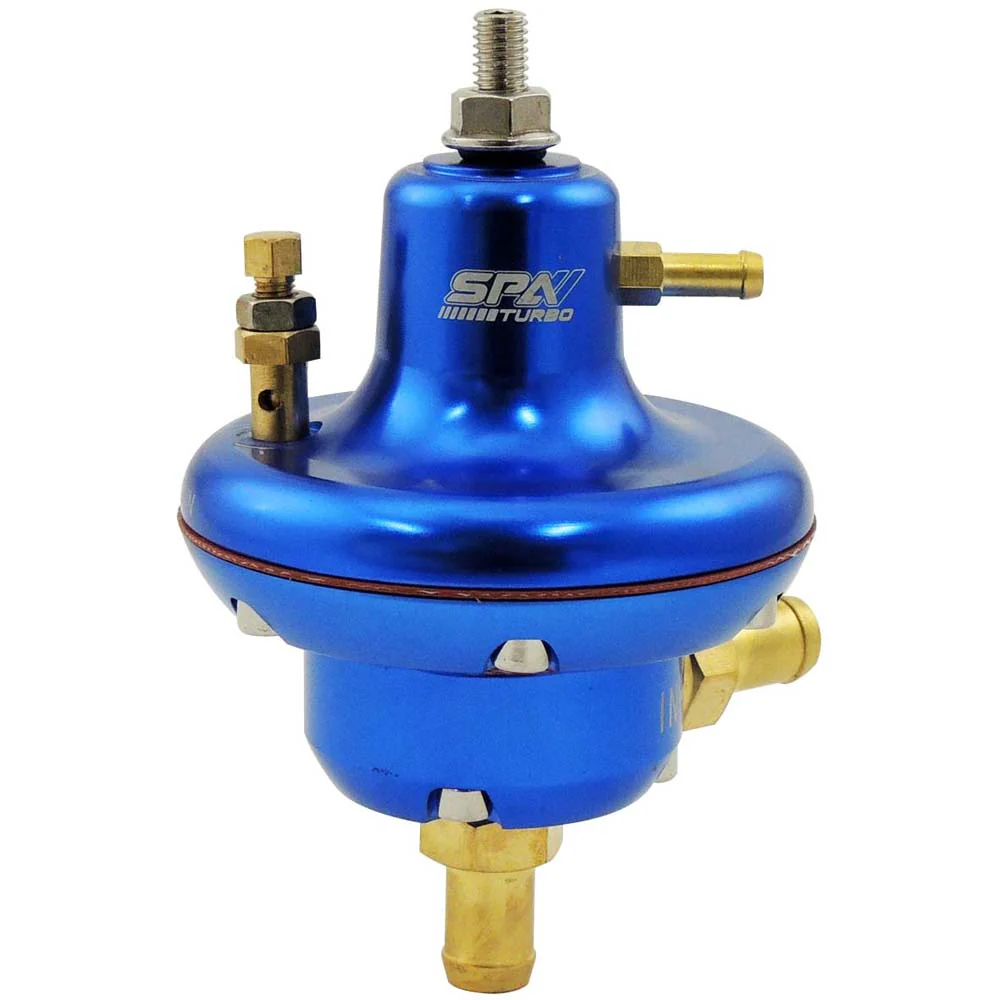 SPA TURBO 10-100 PSI Billet adjustable FMU - Blue - Image 3