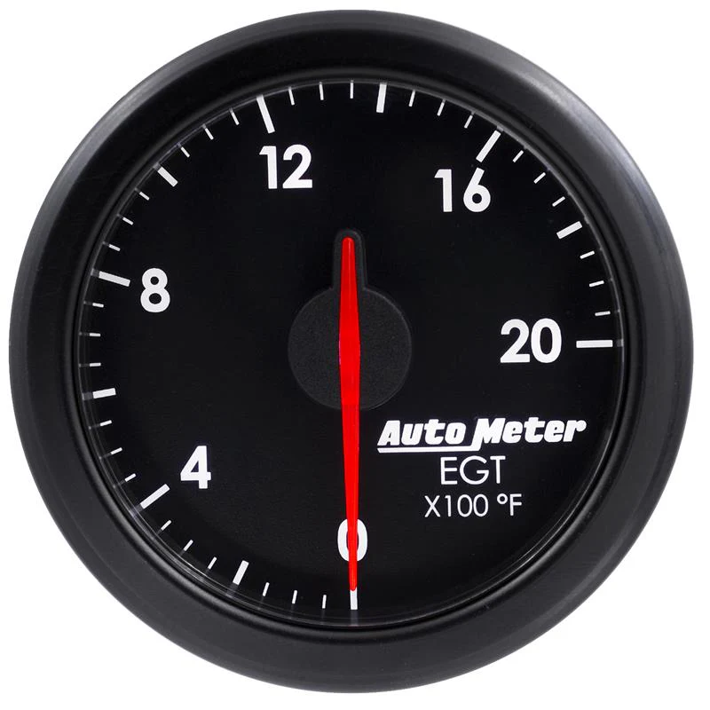 2-1/16" E.G.T, 0-2000 °F, AIR-CORE, AIRDRIVE, BLACK