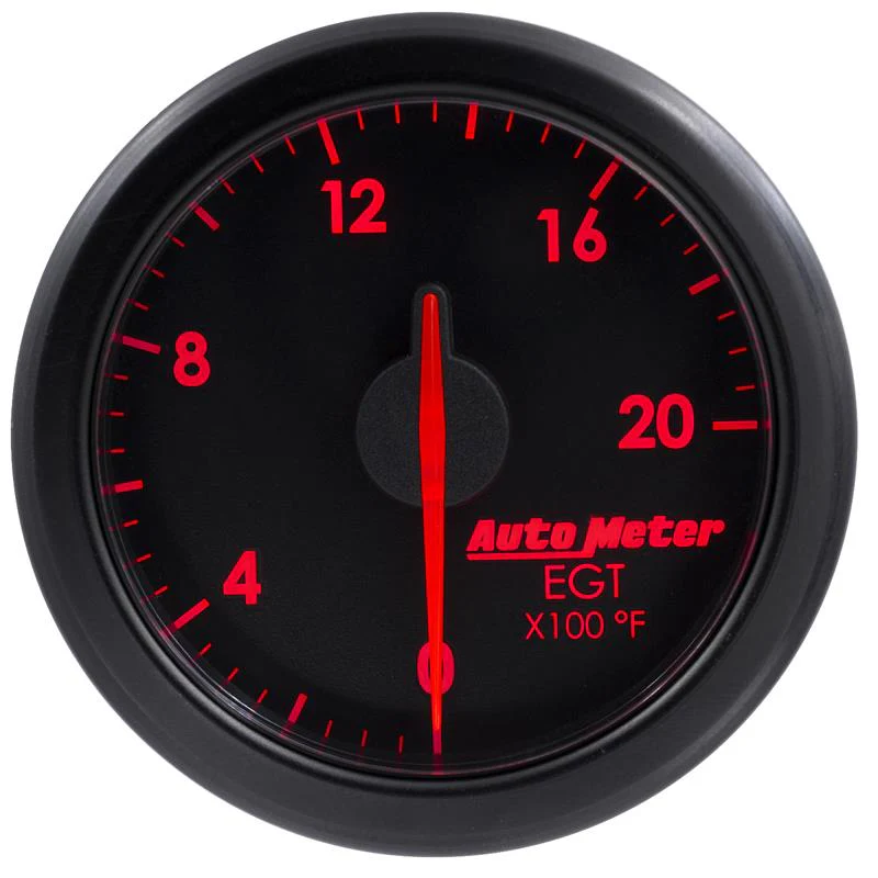 2-1/16" E.G.T, 0-2000 °F, AIR-CORE, AIRDRIVE, BLACK - Image 2
