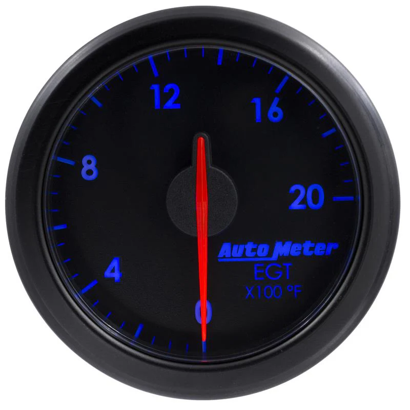 2-1/16" E.G.T, 0-2000 °F, AIR-CORE, AIRDRIVE, BLACK - Image 4