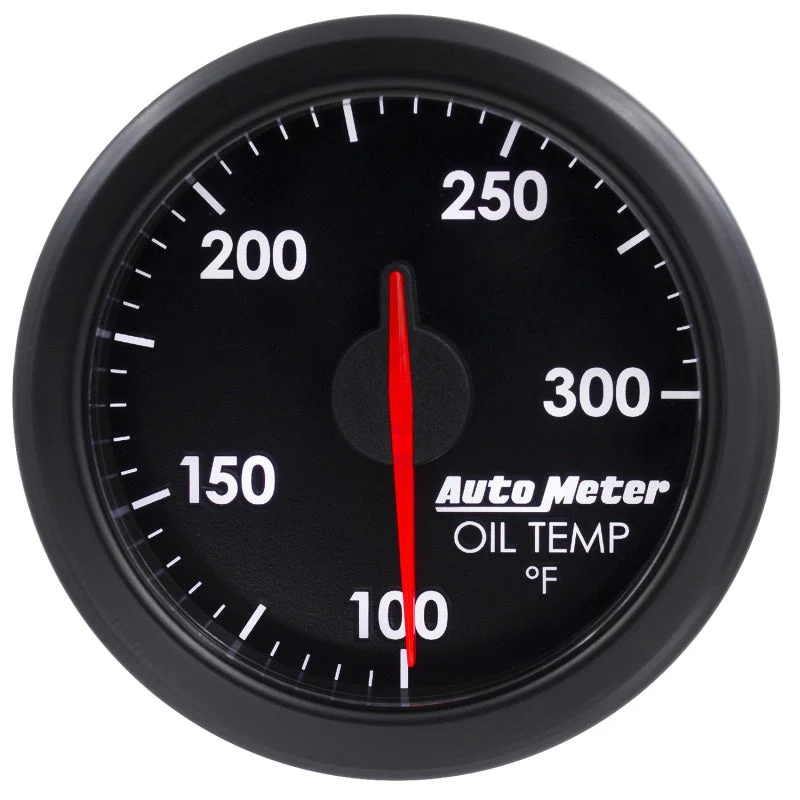 2-1/16" OIL TEMP, 100-300 °F, AIR-CORE, AIRDRIVE, BLACK