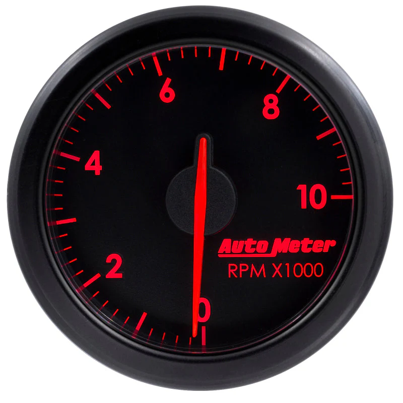 2-1/16" TACH, 0-10,000 RPM, AIR-CORE, AIRDRIVE, BLACK - Image 2