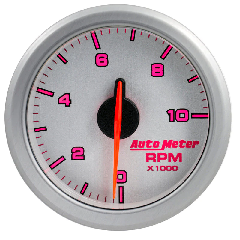 2-1/16" TACH, 0-10,000 RPM, AIR-CORE, AIRDRIVE, SILVER - Image 5