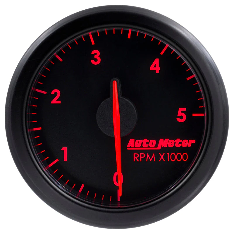 2-1/16" TACH, 0-5,000 RPM, AIR-CORE, AIRDRIVE, BLACK - Image 2