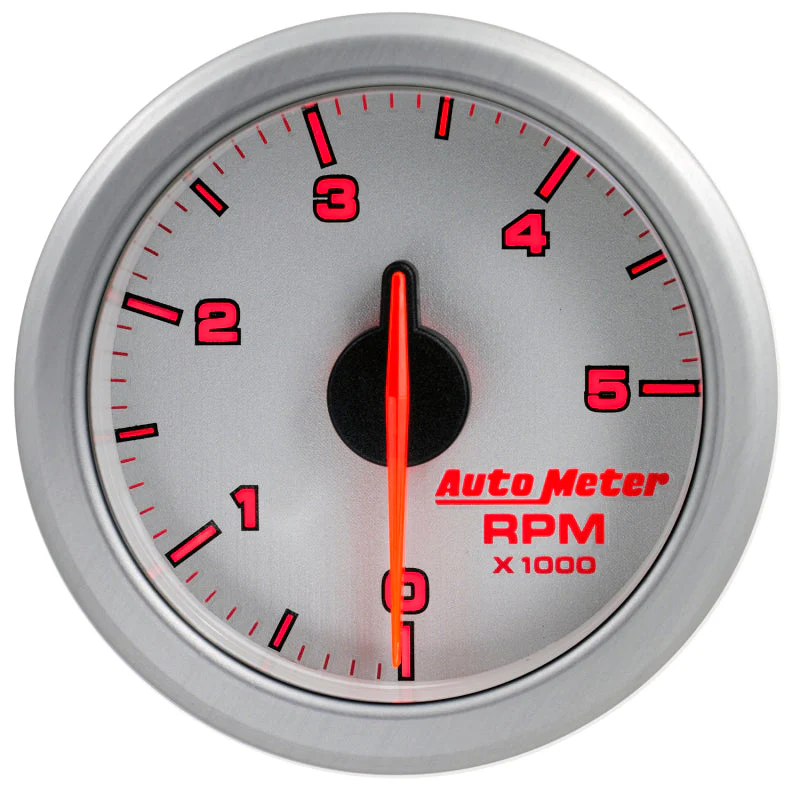 2-1/16" TACH, 0-5,000 RPM, AIR-CORE, AIRDRIVE, SILVER - Image 2