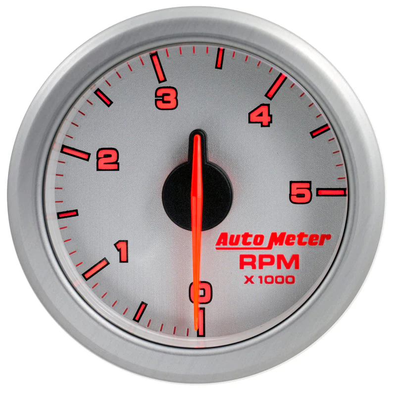 2-1/16" TACH, 0-5,000 RPM, AIR-CORE, AIRDRIVE, SILVER - Image 3