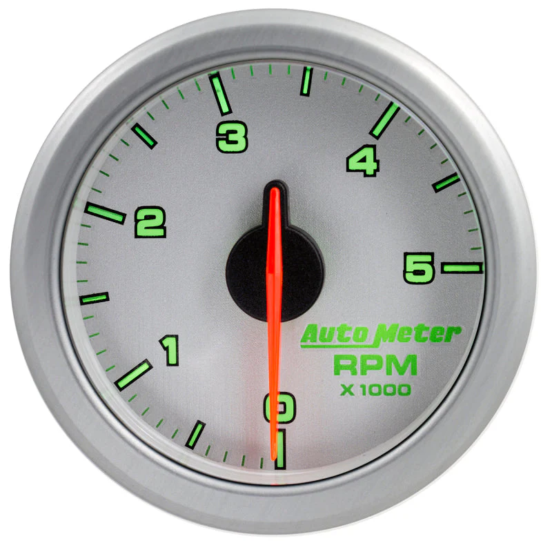 2-1/16" TACH, 0-5,000 RPM, AIR-CORE, AIRDRIVE, SILVER - Image 4
