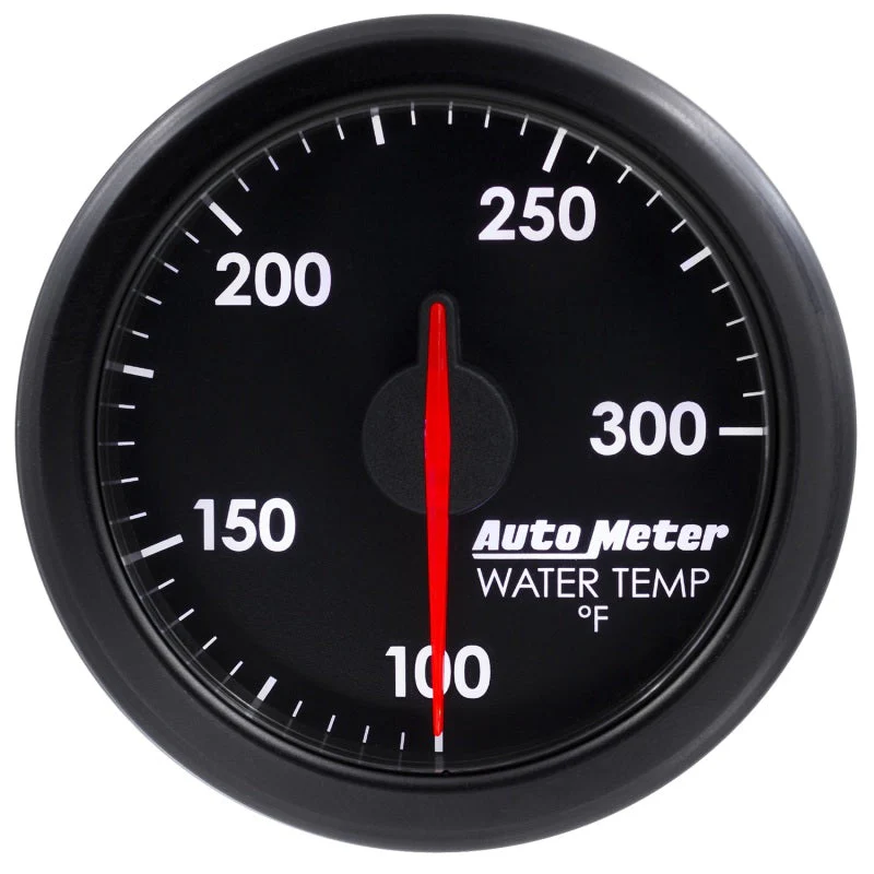 2-1/16" WATER TEMP, 100-300`F, AIR-CORE, AIRDRIVE, BLACK