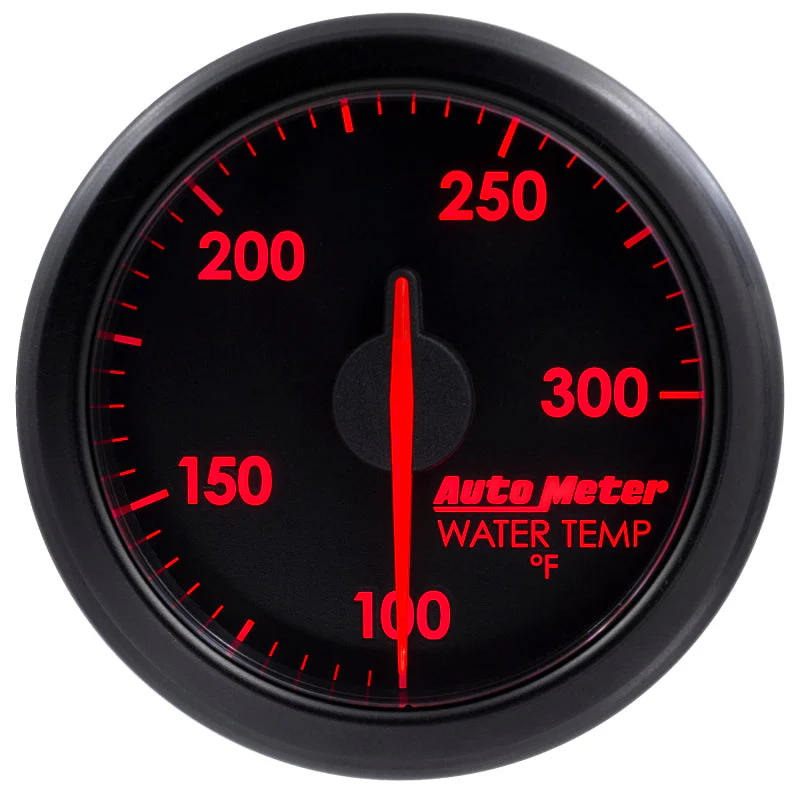 2-1/16" WATER TEMP, 100-300`F, AIR-CORE, AIRDRIVE, BLACK - Image 2