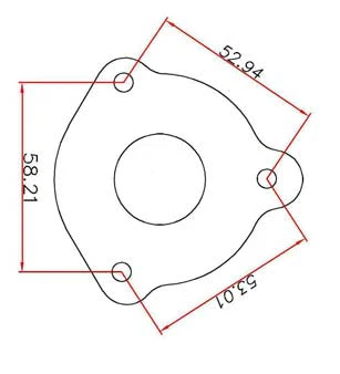 SPA TURBO 2 bolt wastegate adapter for L fitting Turbo manifolds - Image 5