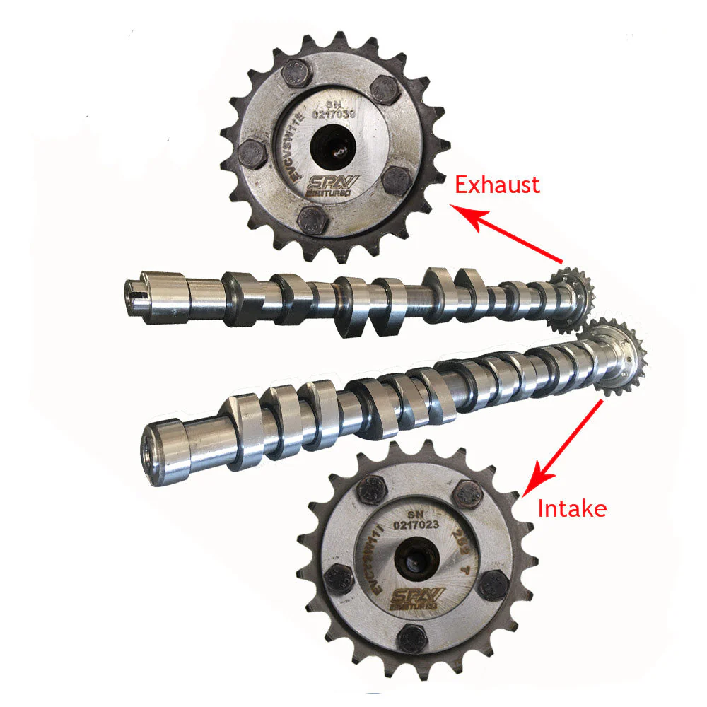 SPA TURBO 252 / 260 High Performance Camshaft set + FORGED HEAD STUDS SET OF 10 UNITS For VW/AUDI 1.8L 20V - Image 3