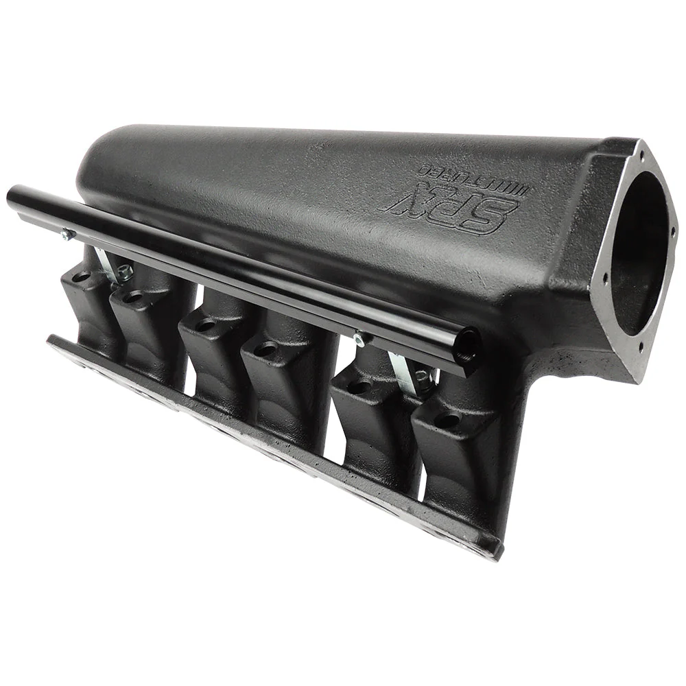 SPA TURBO 93-02 Supra 2JZ GTE intake manifold - 6 Injectors - Black
