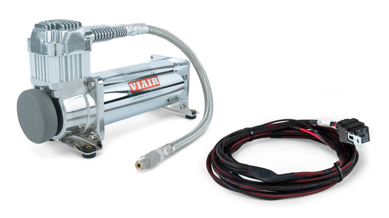 Air Lift Performance 2nd Compressor Kit (Viair 444c Chrome Compressor + Harness)