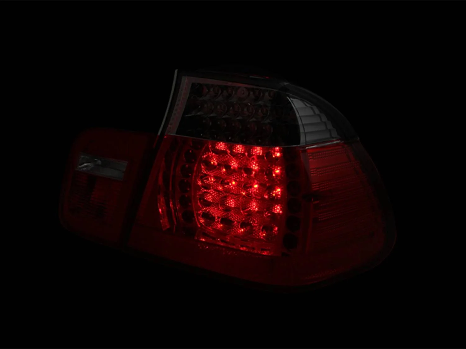 ANZO BMW E46 3-Series (02-05) 4-Door LED Taillights Red/Smoked - Image 3