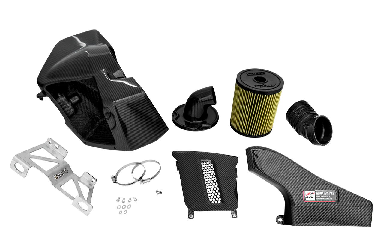AWE AirGate™ Carbon Fiber Intake for Audi B9 SQ5 3.0T - With Lid - Image 2