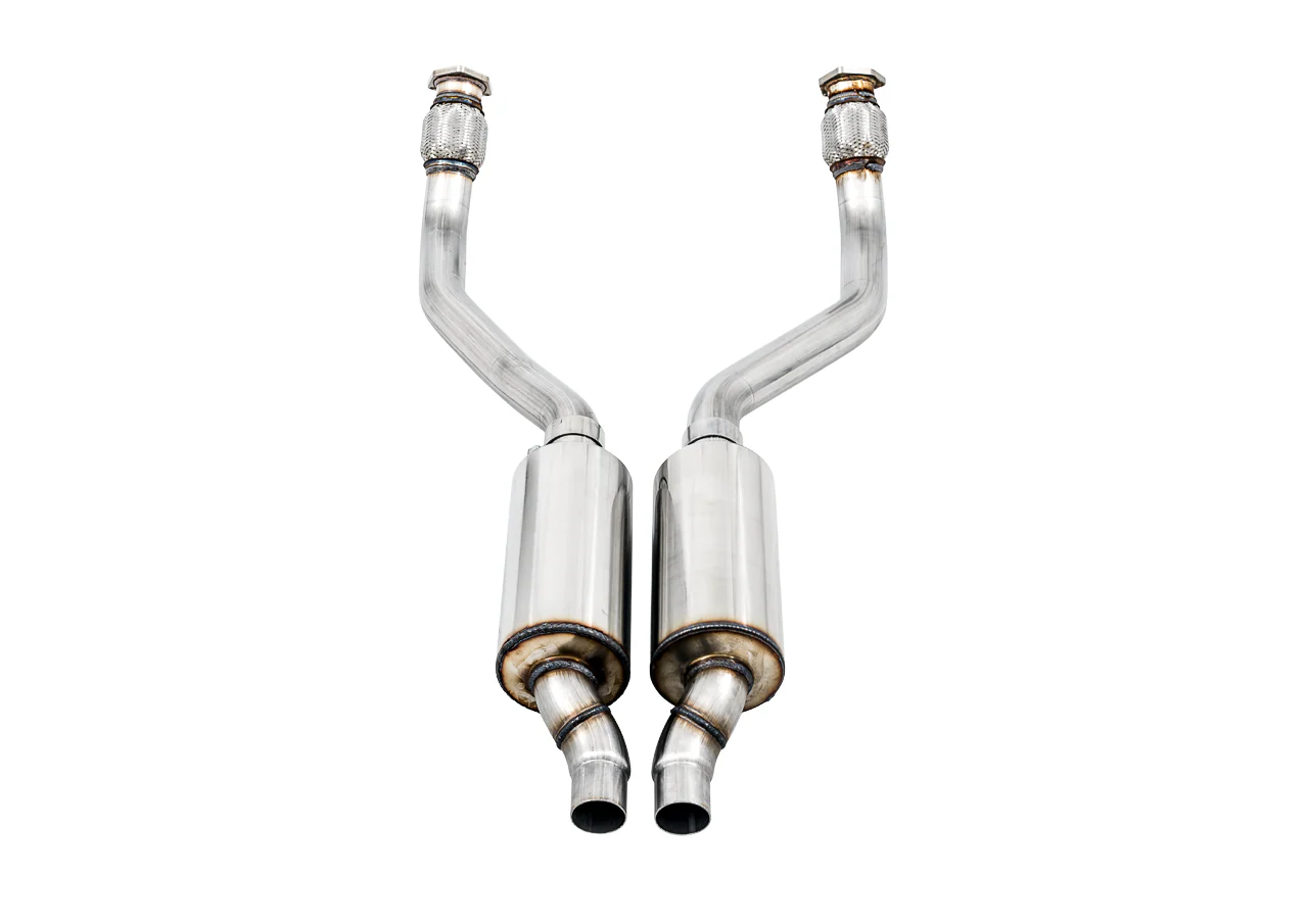 AWE Resonated Downpipes for Audi 3.0T - Image 2