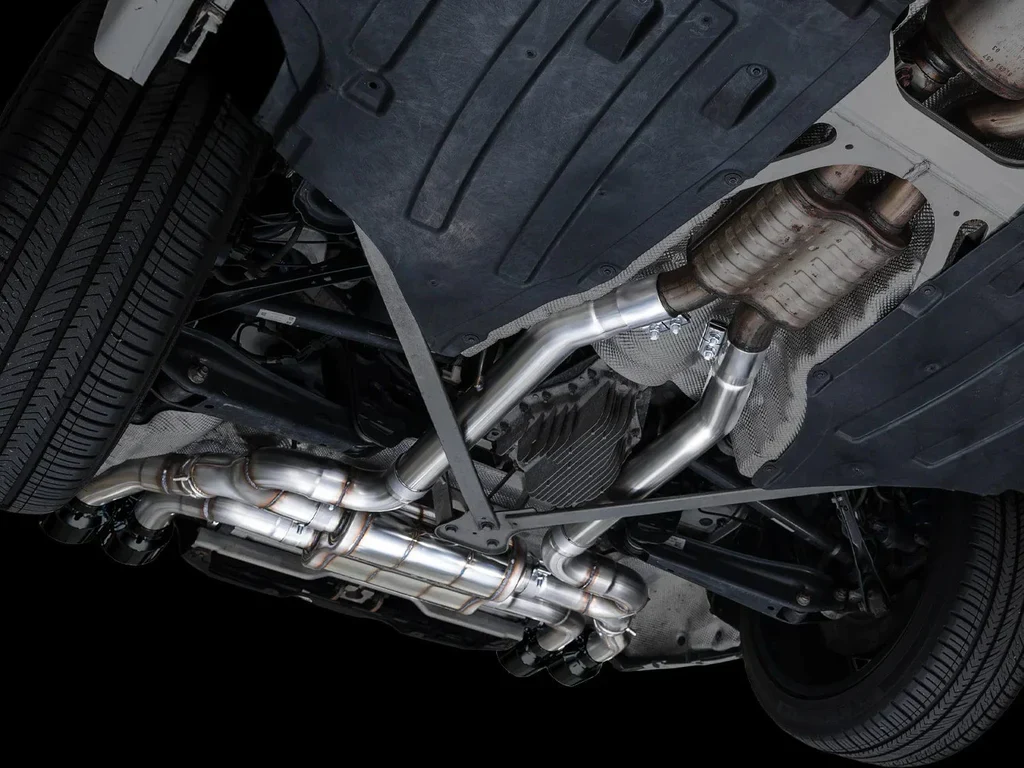 AWE SwitchPath™ Axle-back Exhaust for BMW F97 X3M AWD - Diamond Black Tips - Image 8