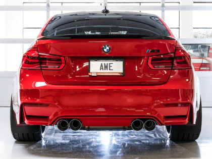 AWE SwitchPath™ Catback Exhaust for BMW F8X M3/M4 - Chrome Silver Tips - Image 9