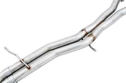 AWE SwitchPath™ Exhaust (Non-Resonated) for Audi B9 S4 - Diamond Black Tips - Image 7