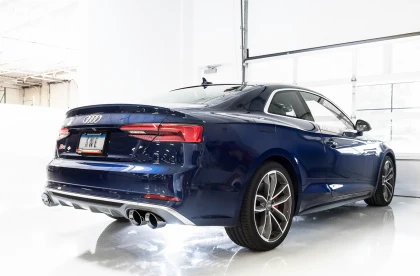 AWE SwitchPath™ Exhaust (Non-Resonated) for Audi B9 S5 Coupe - Chrome Silver Tips - Image 4