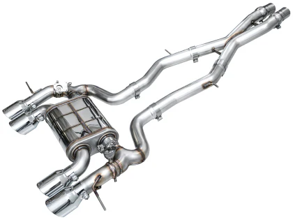 AWE SwitchPath™ Exhaust for BMW G87 M2 - Chrome Silver Tips