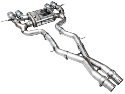 AWE SwitchPath™ Exhaust for BMW G87 M2 - Chrome Silver Tips - Image 2