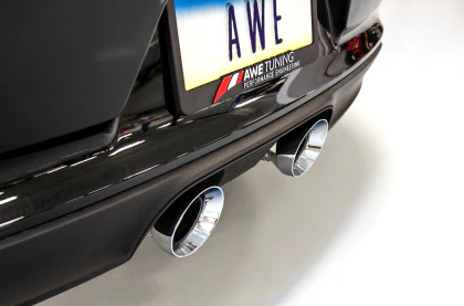 AWE SwitchPath™ Exhaust for Porsche 991.2 Carrera / S (PSE Only) - Chrome Silver Tips - Image 4
