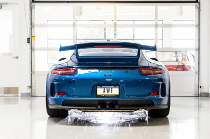 AWE SwitchPath™ Exhaust for Porsche 991 GT3 / RS - Diamond Black Tips - Image 2
