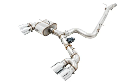 AWE SwitchPath™ Exhaust for VW MK7 Golf R - Chrome Silver Tips