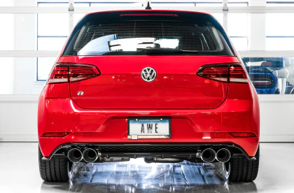 AWE SwitchPath™ Exhaust for VW MK7 Golf R - Chrome Silver Tips - Image 4