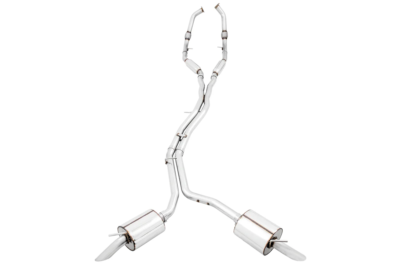 AWE Touring Edition Exhaust for Audi B9 SQ5 - Resonated - No Tips (Turn Downs) - Image 3