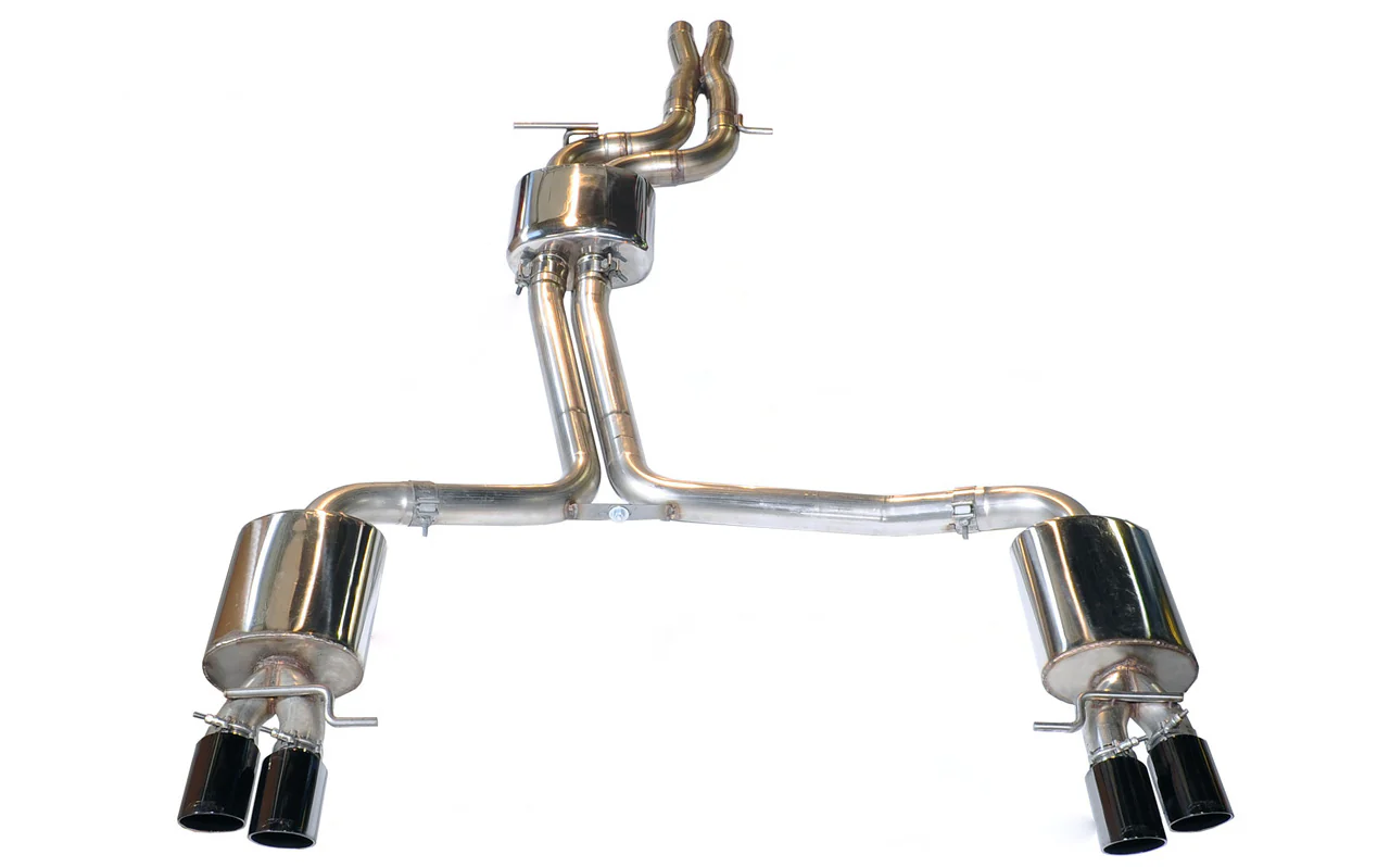 AWE Touring Edition Exhaust for Audi B8.5 S5 3.0T - Diamond Black Tips (90mm)