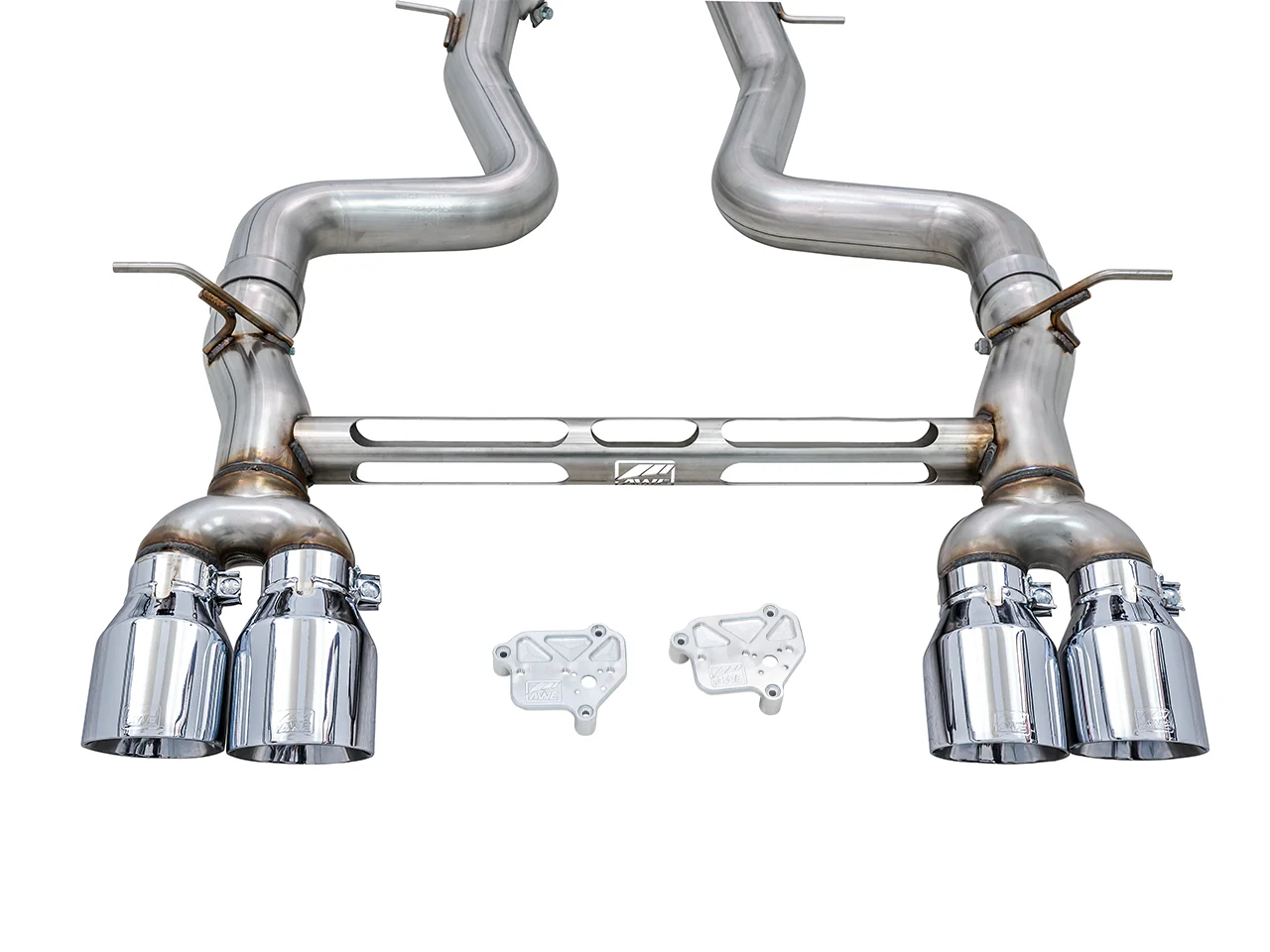 AWE Track Edition Catback Exhaust for BMW F8X M3/M4 - Chrome Silver - Image 2