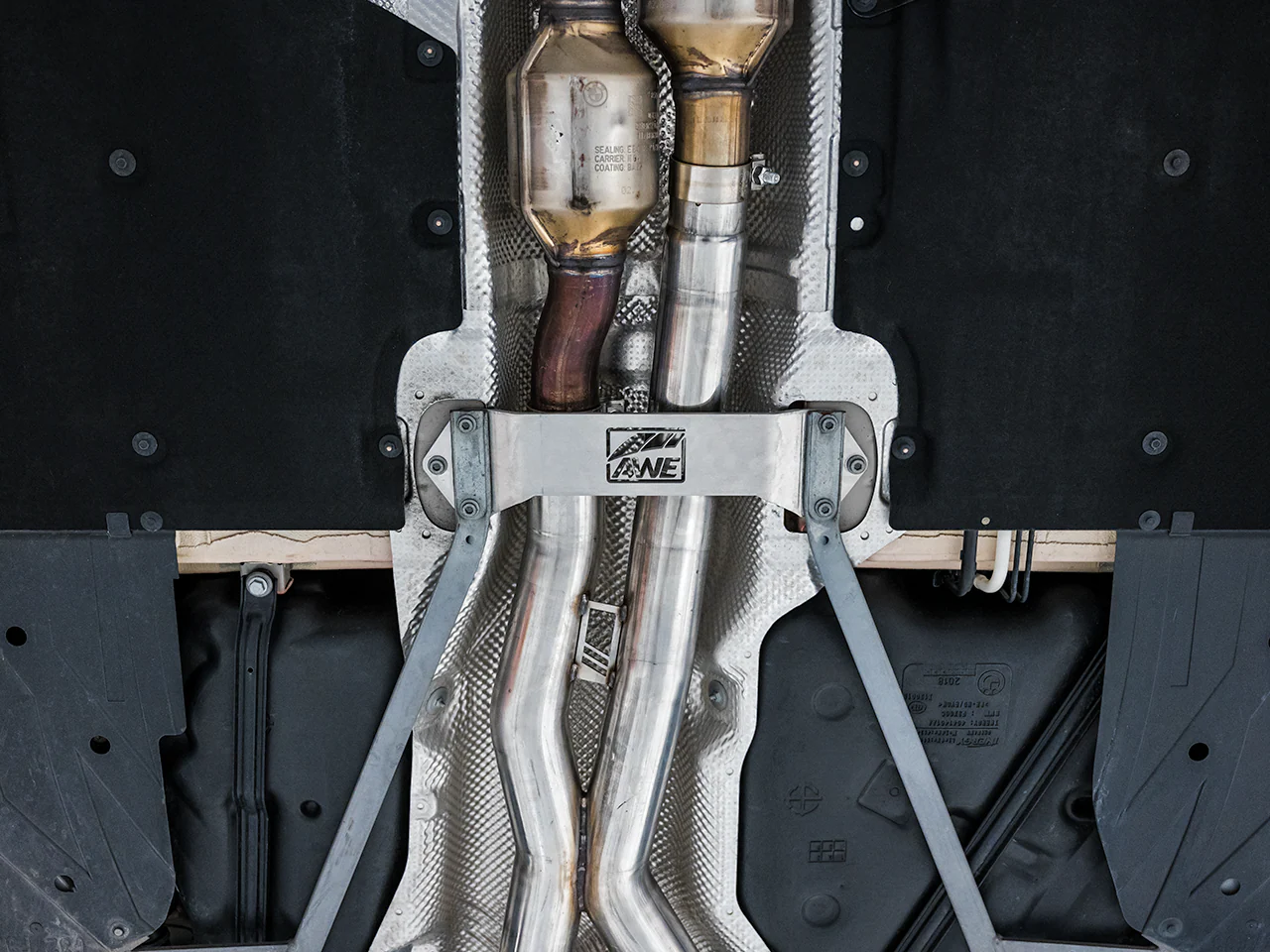 AWE Track Edition Catback Exhaust for BMW F8X M3/M4 - Chrome Silver - Image 3