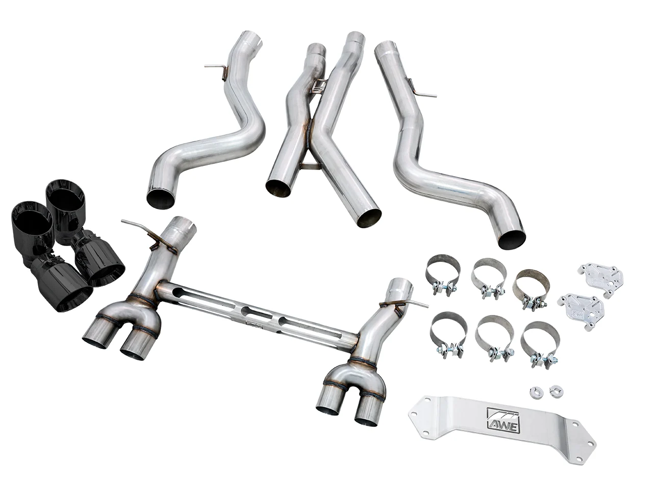 AWE Track Edition Catback Exhaust for BMW F8X M3/M4 - Diamond Black - Image 7