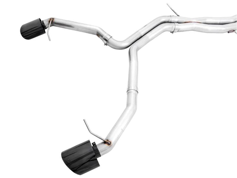 AWE Tuning Audi B9.5 RS5 Sportback Non-Resonated Track Edition Exhaust - RS-Style Diamond Blk Tips - Image 2