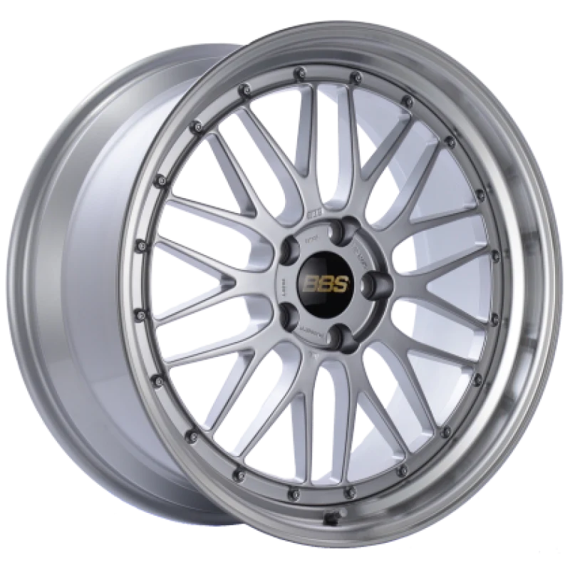 BBS LM 19x9 5x120 ET27 Diamond Silver Center / Diamond Cut Lip Wheel -82mm PFS/Clip Required