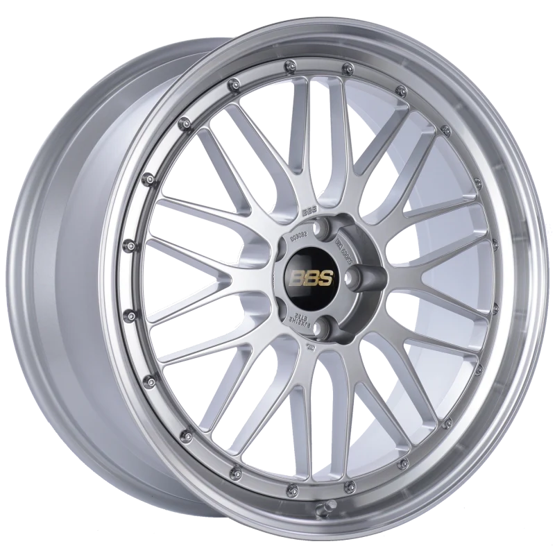 BBS LM 21x9 5x120 ET32 Diamond Silver Center Diamond Cut Lip Wheel -82mm PFS/Clip Required