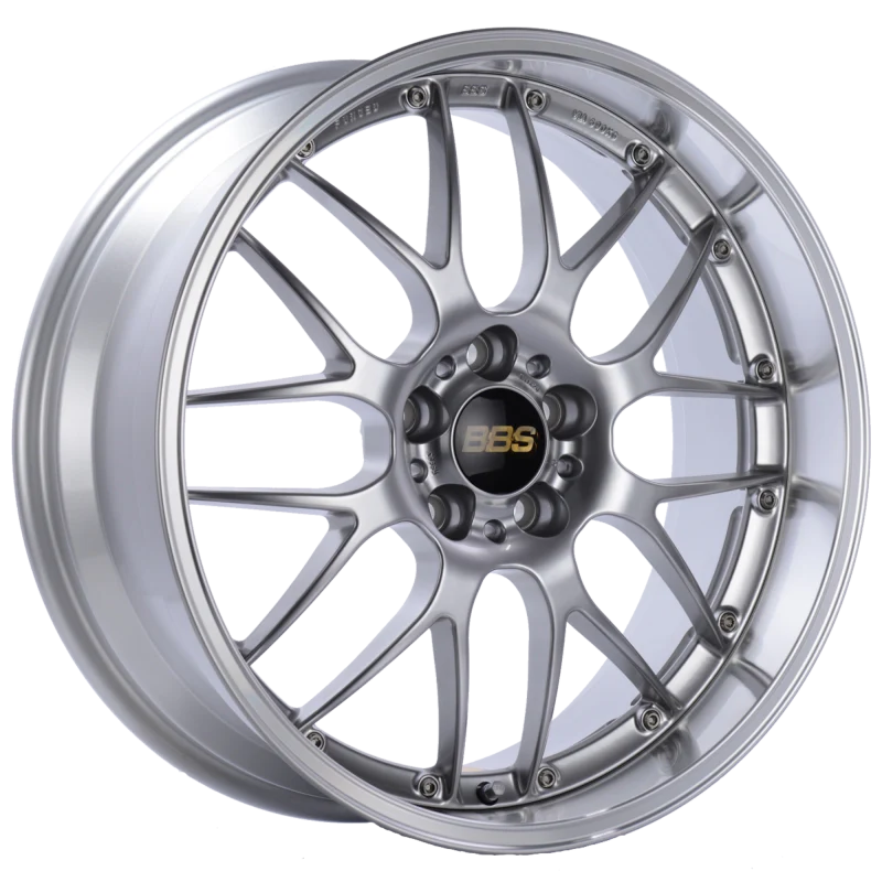 BBS RS-GT 18x11 5x130 ET45 CB71.6 Diamond Silver Center Diamond Cut Lip Wheel