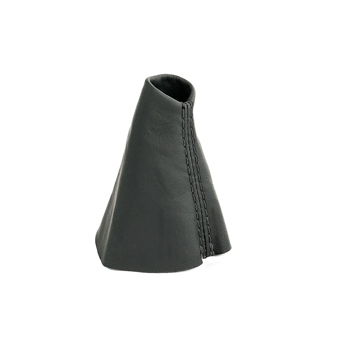 BFI E46 SMG Shift Boot (Black Leather / Silver Stitch) - CLEARANCE