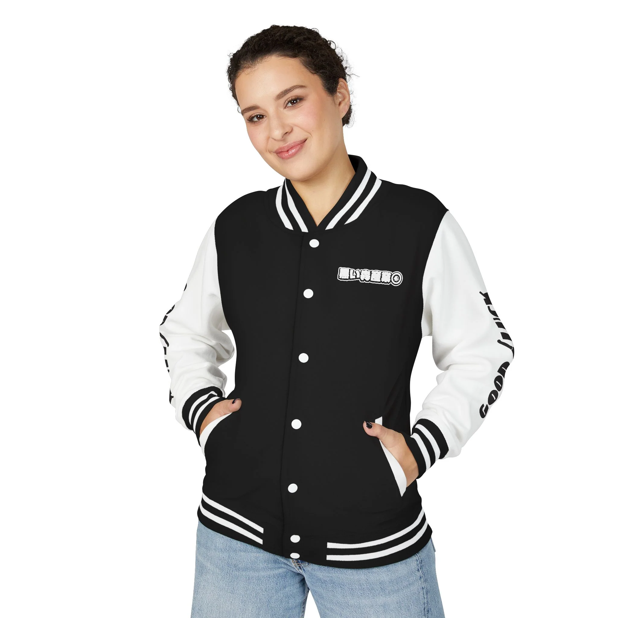 BFI JDM Good Luck Letterman Jacket - Image 3