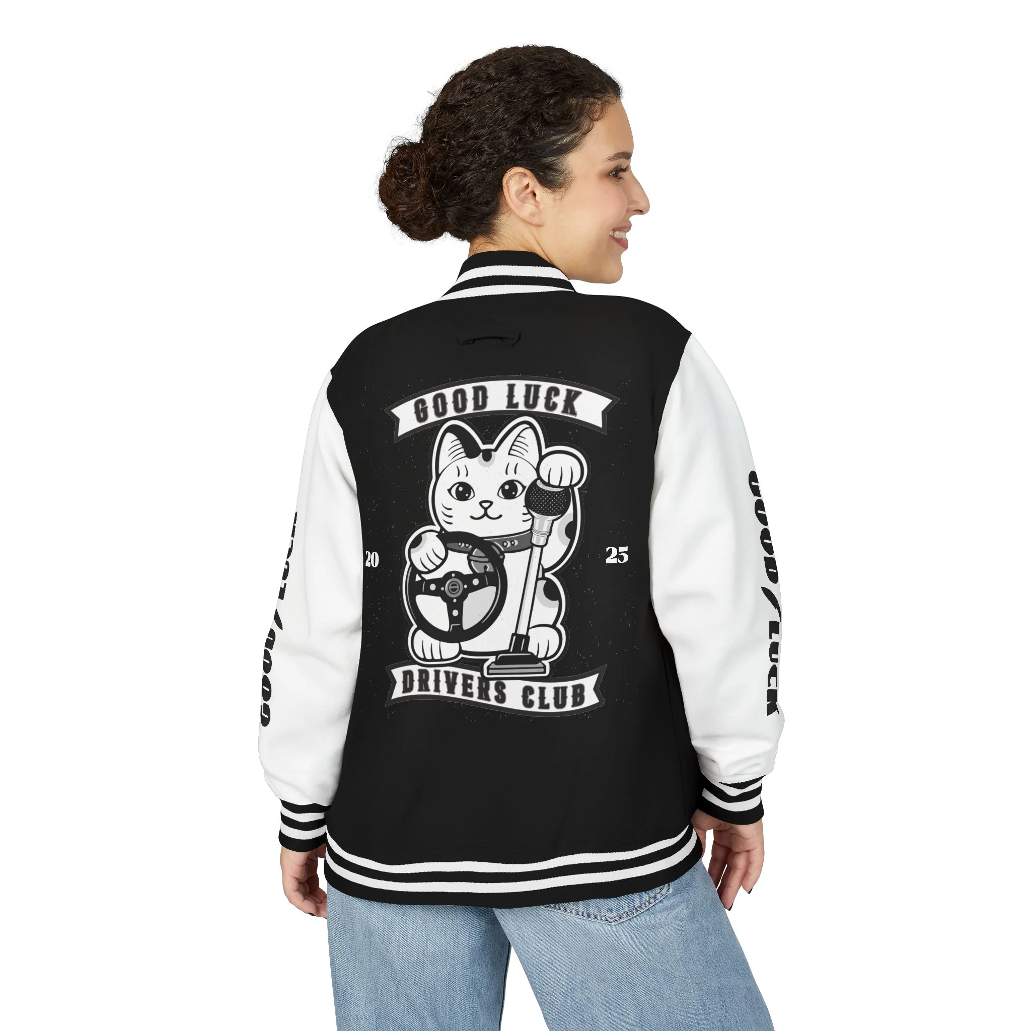 BFI JDM Good Luck Letterman Jacket - Image 4