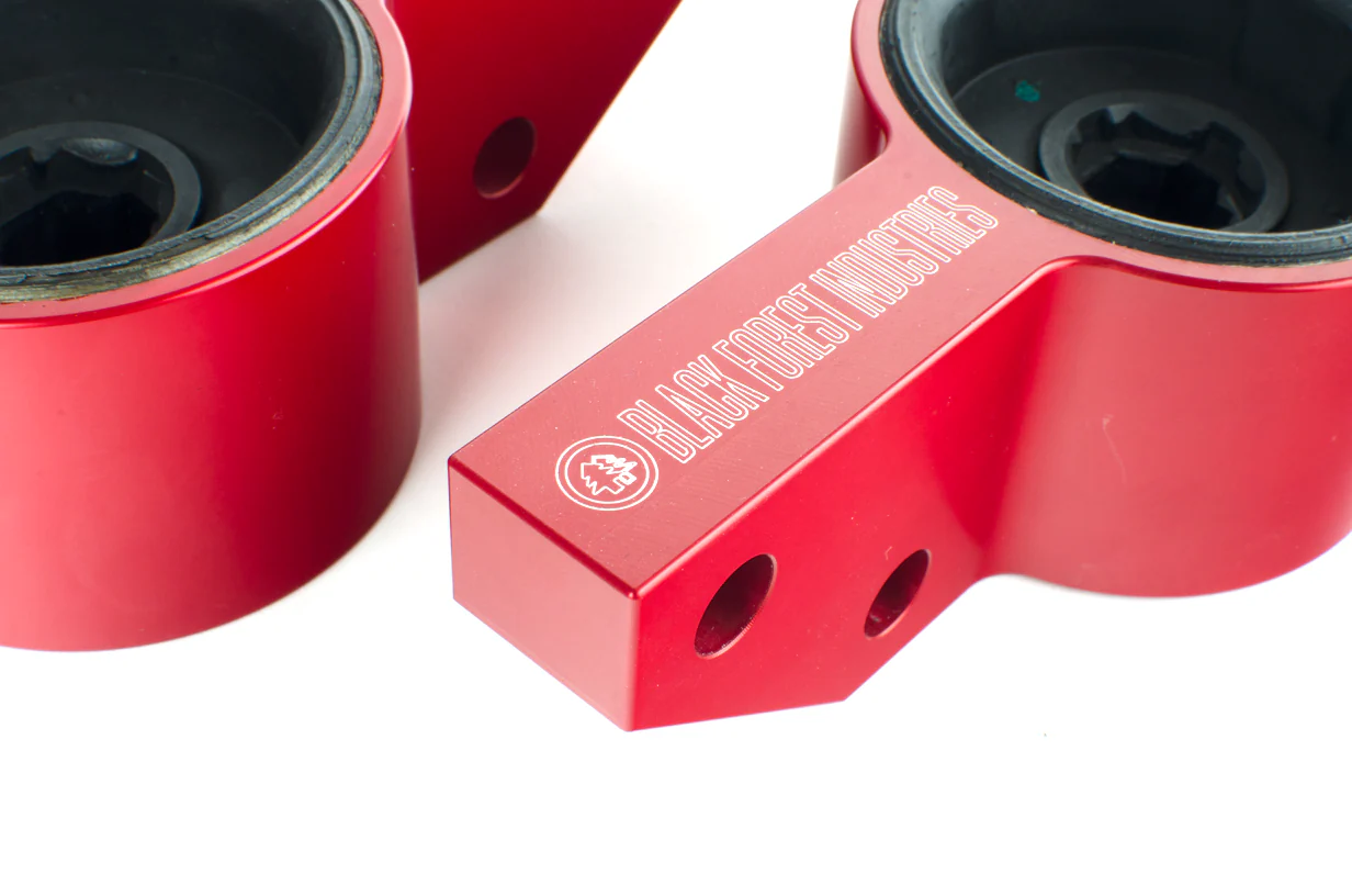 BFI MK5 / MK6 Caster+Rear Control Arm Brackets w/ TTRS Solid Rubber Bushings - Image 3