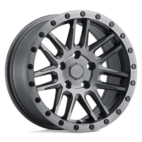Black Rhino ARCHES 15X7 5X100 ET15 MATTE BRUSHED GUNMETAL W/ BLACK BOLTS