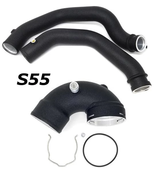 BMS M3/M4 S55 Replacement Aluminum Chargepipes - Image 3