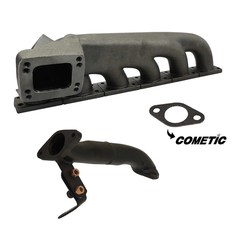 SPA TURBO BMW E36 M3 S50 TU M5X Turbo Exhaust Manifold + WASTEGATE MOUNT WG 2 BOLT MOUNT + COMETIC WASTEGATE FLANGE GASKET