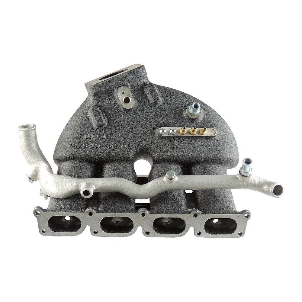 SPA TURBO Cast Aluminum Intake Manifold for longitudinal VW/AUDI 1.8T with 8 injectors Fuel Rail Kit (without throttle bolt holes) Black - PRE SALE - Image 3