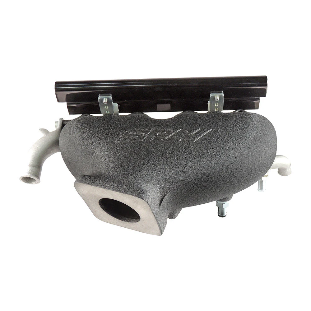 SPA TURBO Cast Aluminum Intake Manifold for longitudinal VW/AUDI 1.8T with 8 injectors Fuel Rail Kit (without throttle bolt holes) Black - PRE SALE - Image 5