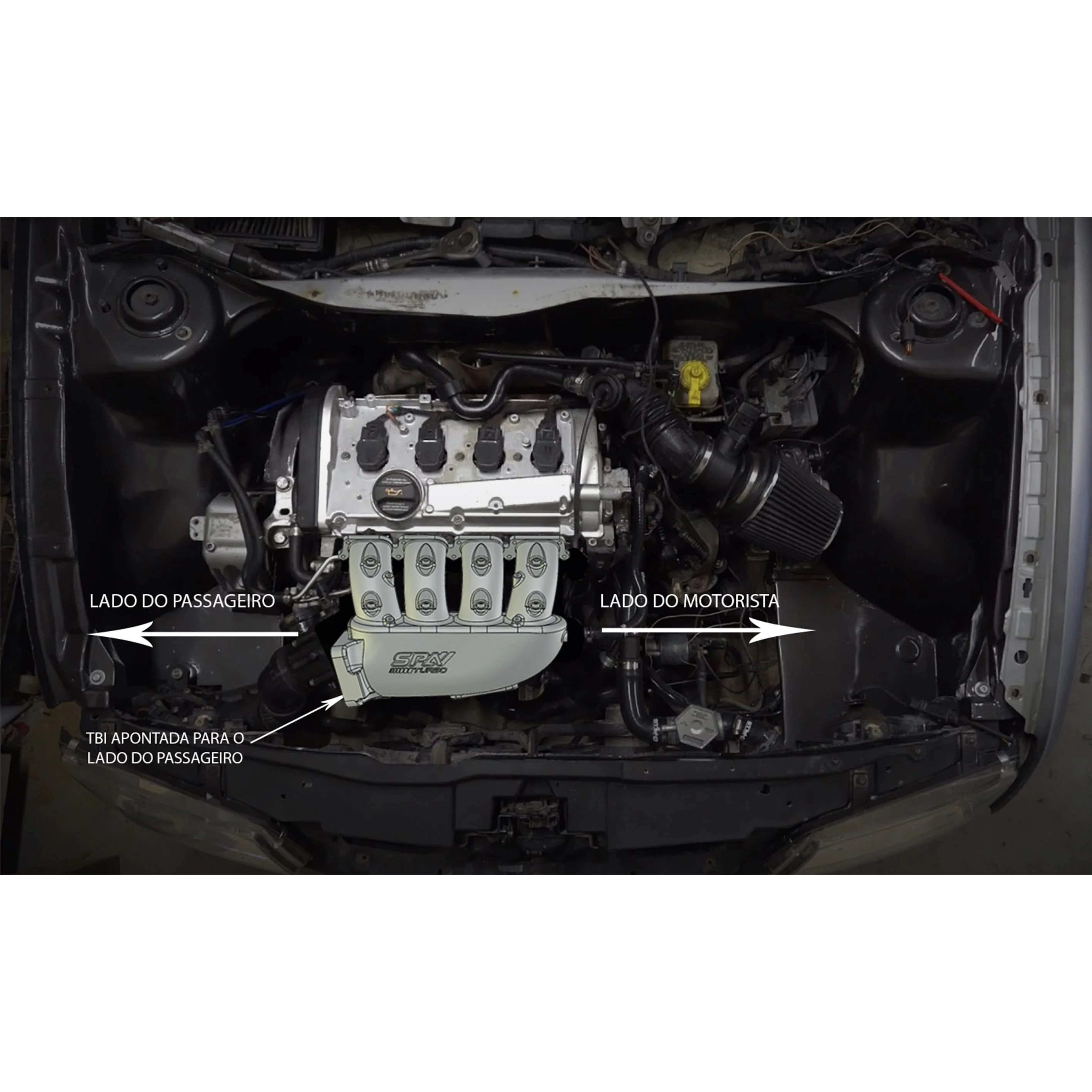 SPA TURBO CAST ALUMINUM INTAKE MANIFOLD FOR TRANSVERSE VW/AUDI 1.8T WITH 4 INJECTORS FUEL RAIL KIT (RIGHT SIDE OEM THROTTLE) - BLACK + 252 / 260 HIGH PERFORMANCE CAMSHAFT SET FOR VW/AUDI 1.8L 20V - Image 7
